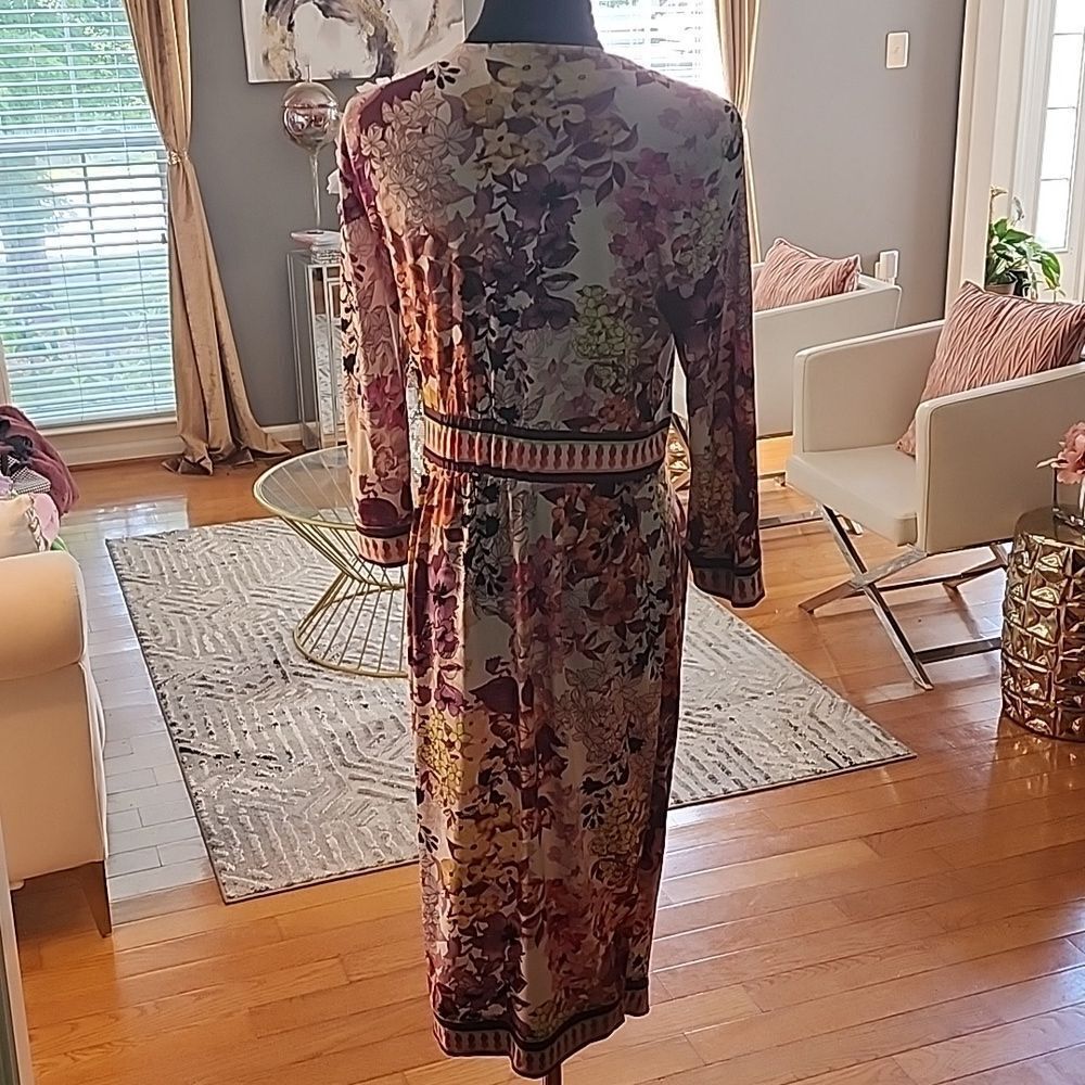 Eci faux wrap dress sz 6 - Picture 4 of 7